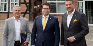 Harald Temmler, Christian Fürst und Sebastian Dietrich von der FDP Seelze