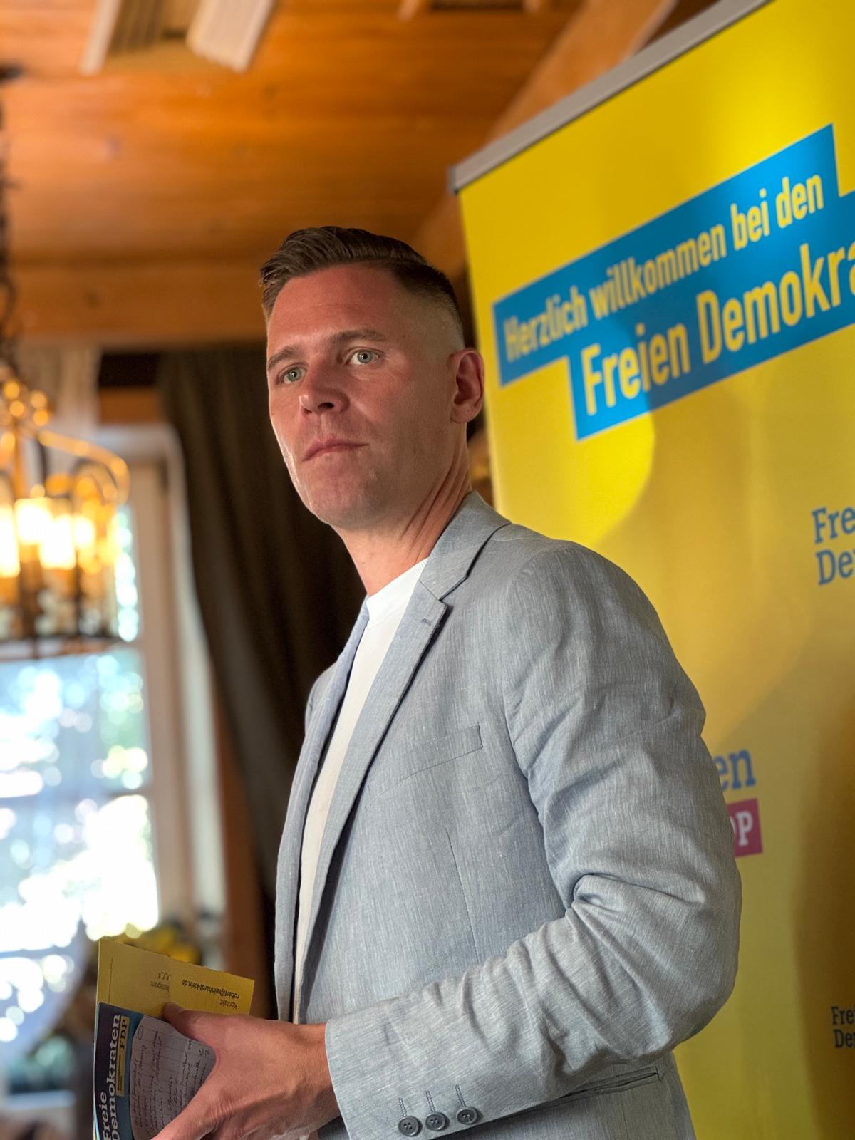 Robert Reinhardt-Klein, FDP-Kandidat für das Amt des Regionspräsidenten der Region Hannover